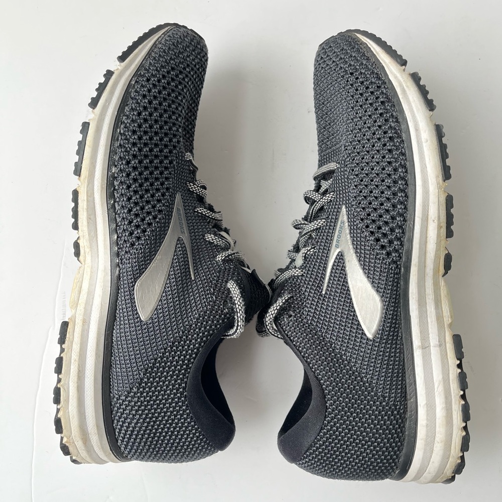 Brooks Reveal 2 Black Gray Athletic Running Sneakers Size 9.5 - Picture 6 of 12